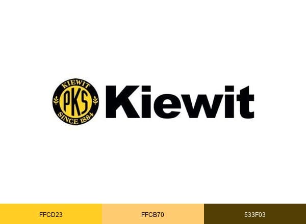 Kiewit brand color palette