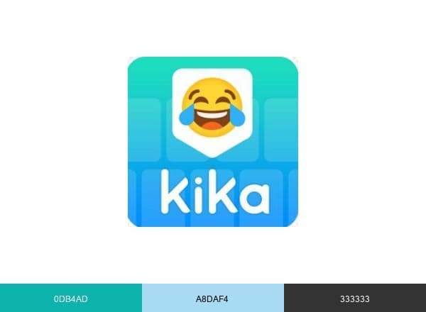 Kika Keyboard brand color palette