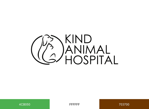 Kind Animal Hospital brand color palette