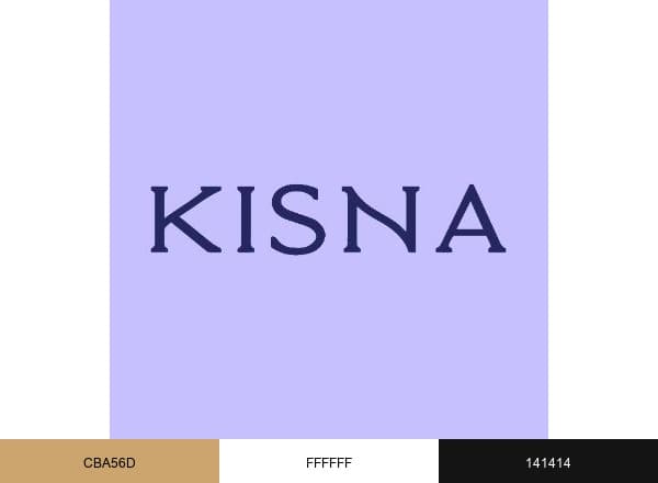 Kisna Diamond Jewellery brand color palette
