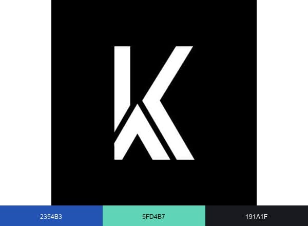 Kissterra brand color palette