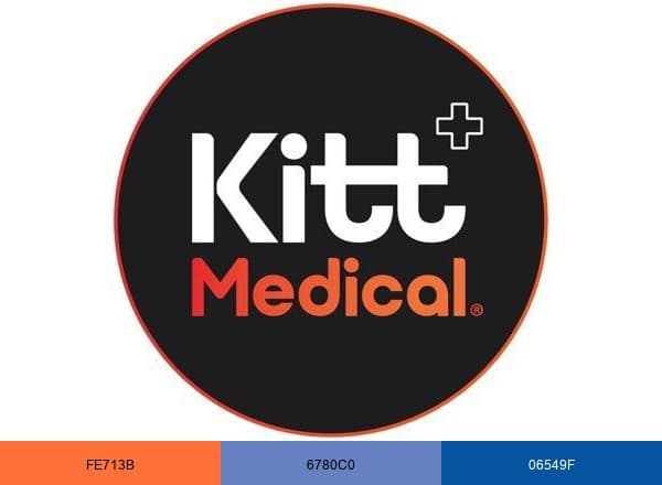 Kitt Medical brand color palette