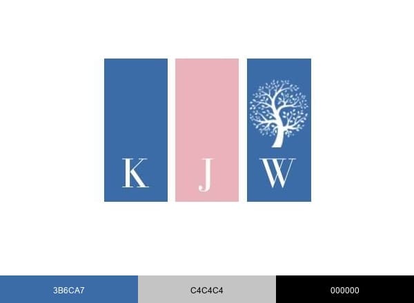 K J Wilson Law brand color palette