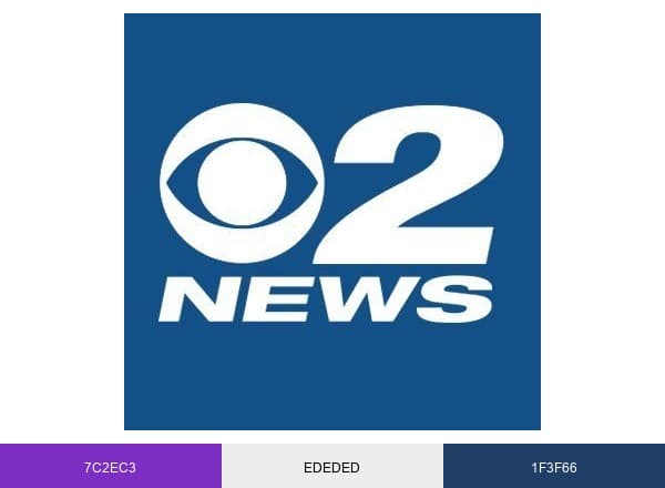 KUTV2news brand color palette