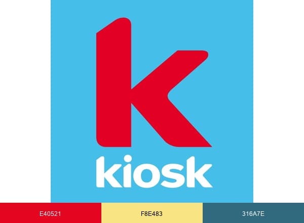 K-Kiosk brand color palette