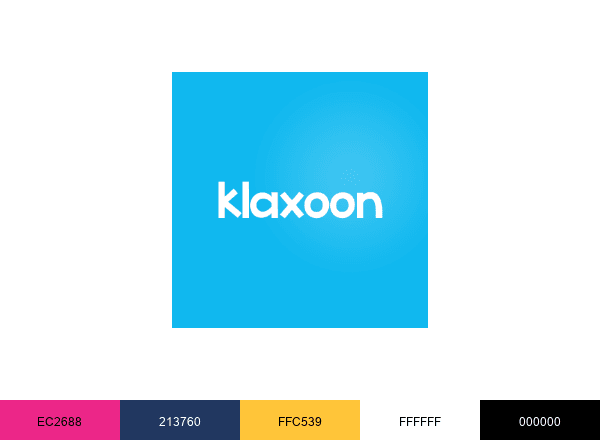 Klaxoon brand color palette