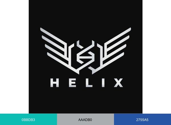 Helix: Age of the Auto Games brand color palette