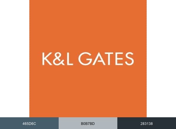K&L Gates LLP brand color palette