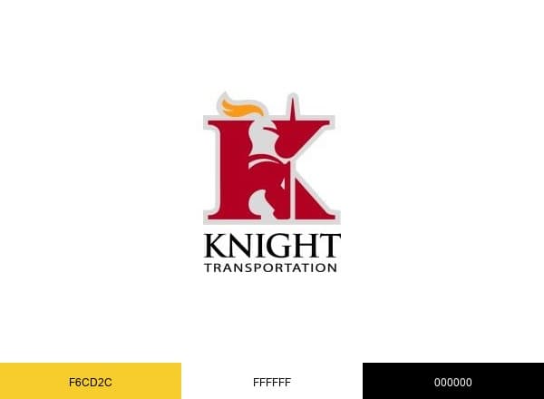 Knight Transportation brand color palette