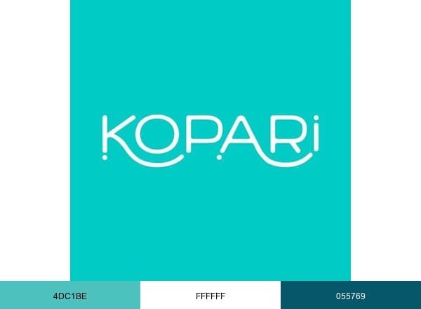 Kopari Beauty brand color palette