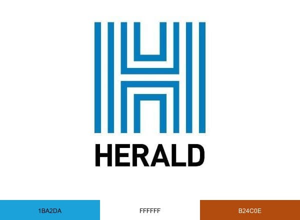 The Korea Herald 코리아헤럴드 brand color palette