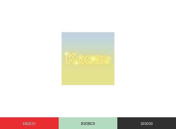 Kosas brand color palette