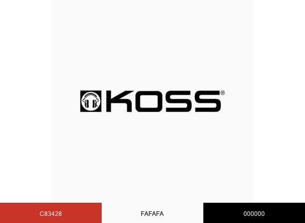 Koss brand color palette