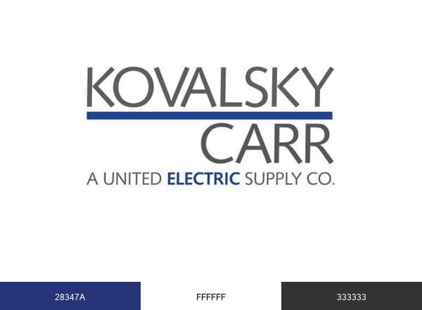 Kovalsky-Carr Electric Supply Co brand color palette