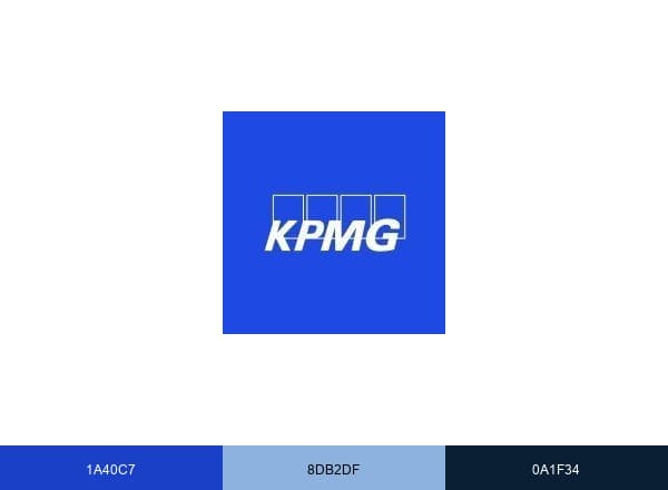KPMG France brand color palette