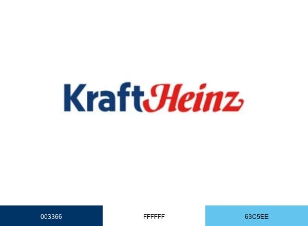 The Kraft Heinz Company brand color palette
