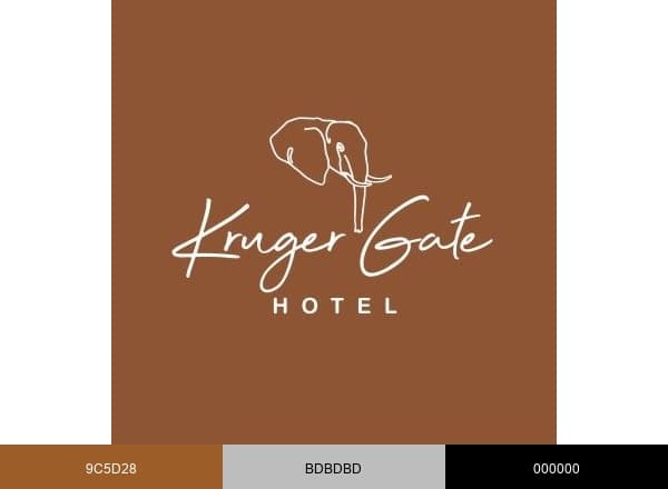 Kruger Gate Hotel brand color palette