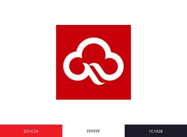 Kingsoft Cloud brand color palette