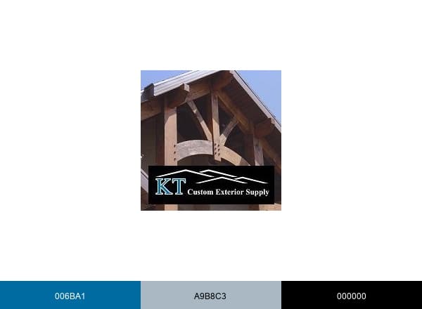 KT CUSTOM EXTERIOR SUPPLY LLC brand color palette