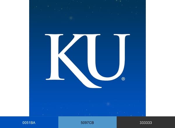 KU brand color palette
