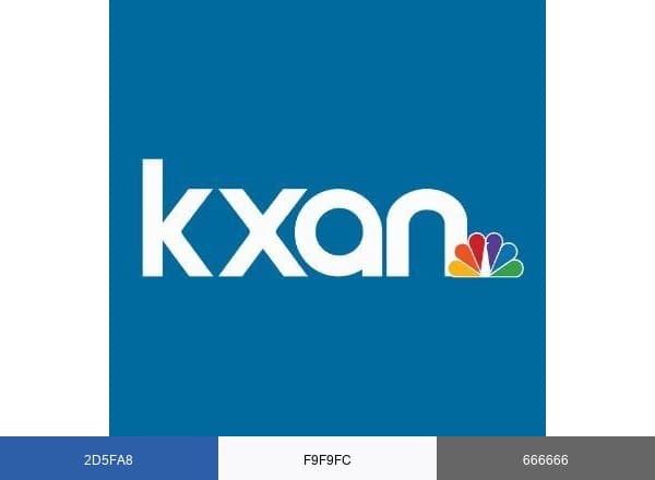 KXAN brand color palette