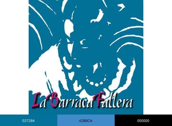La Barraca Fallera brand color palette