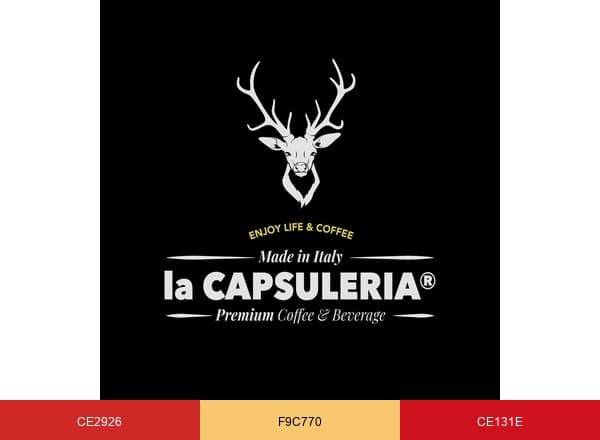 La Capsuleria brand color palette