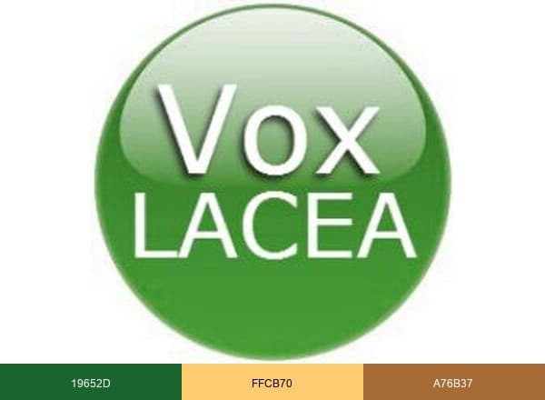 Vox.LACEA brand color palette