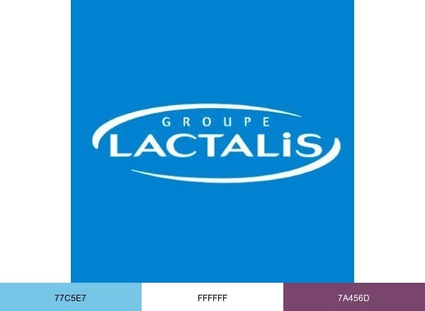 Lactalis brand color palette