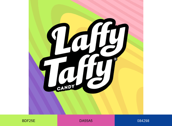 Laffy Taffy brand color palette