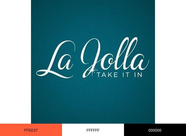 La Jolla Info Center brand color palette