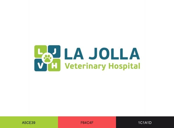 La Jolla Vet brand color palette