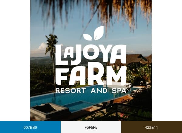 La Joya Farm Resort and Spa brand color palette