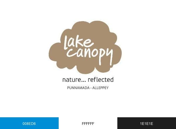 Lake Canopy Resort brand color palette
