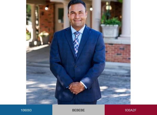 Lake George Senior Living brand color palette