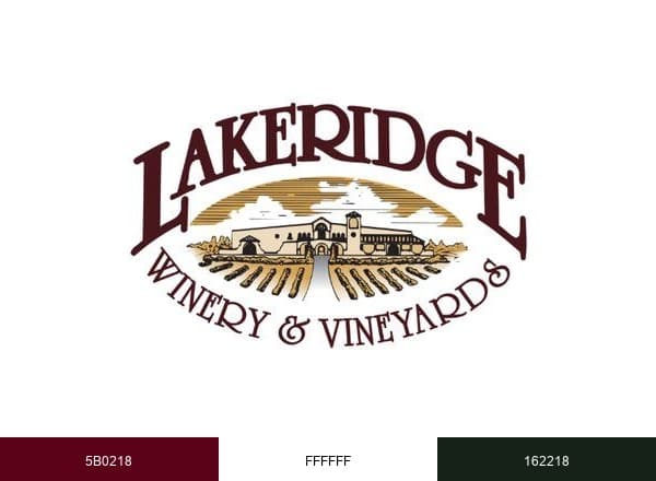 Lakeridge Winery brand color palette