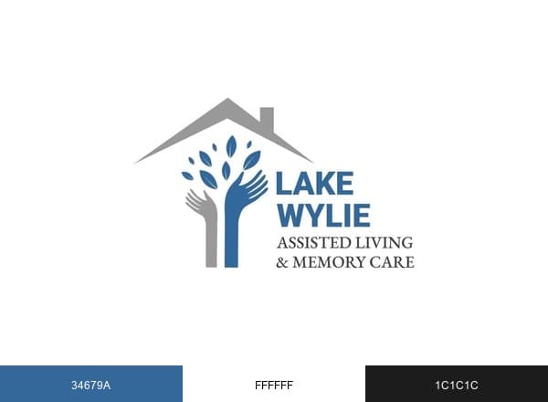 Lake Wylie Assisted Living brand color palette