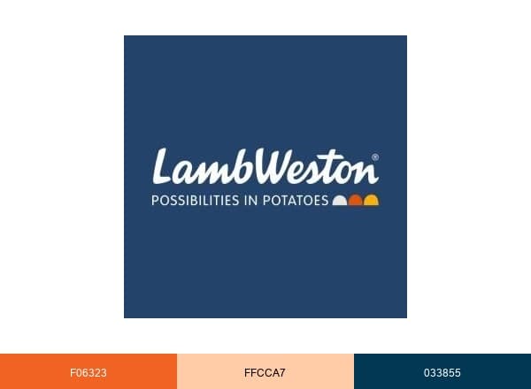 Lamb Weston brand color palette