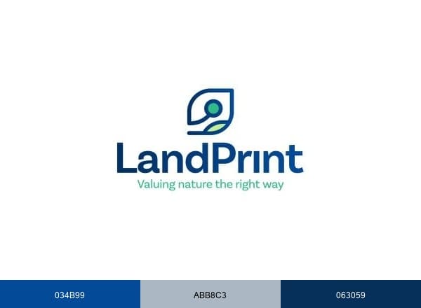 LandPrint brand color palette
