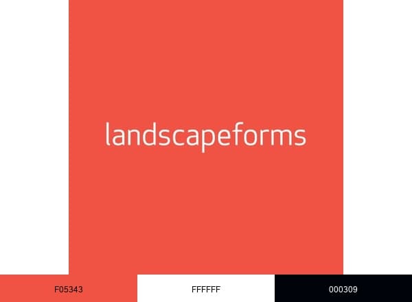 Landscape Forms brand color palette