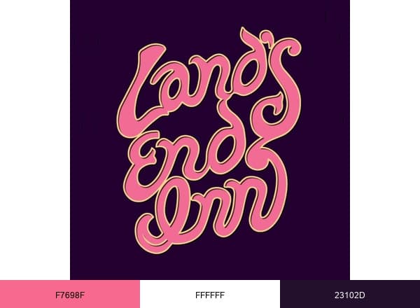 Land's End Inn brand color palette