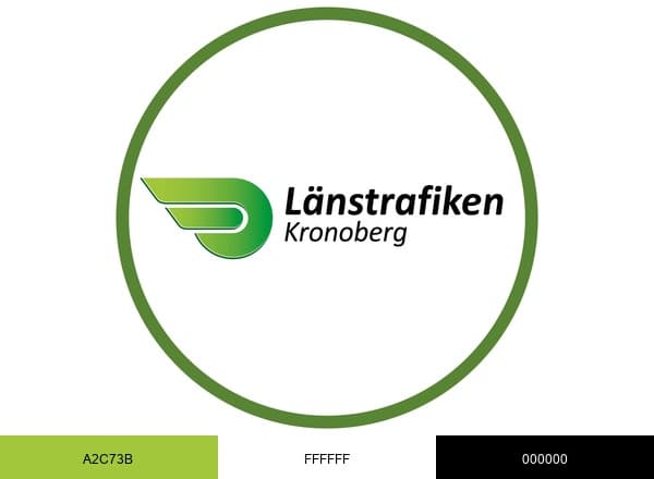 Länstrafiken Kronoberg brand color palette