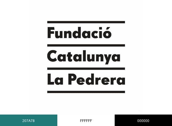 Fundació Catalunya La Pedrera brand color palette