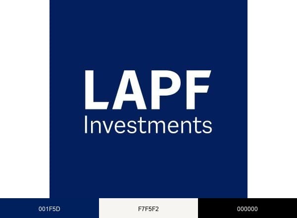 LAPF Investments brand color palette