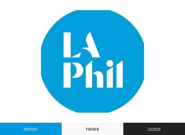 LA Phil brand color palette