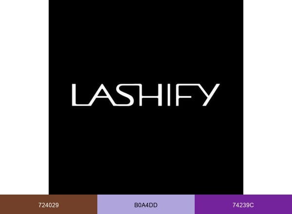 Lashify brand color palette