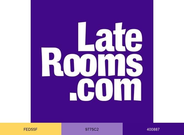 LateRooms.com brand color palette