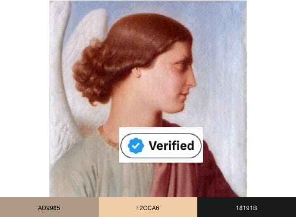 La Tribune de l'Art brand color palette