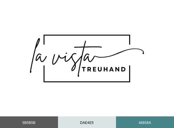 La Vista Treuhand GmbH brand color palette