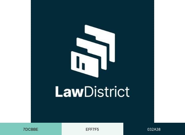 LawDistrict brand color palette